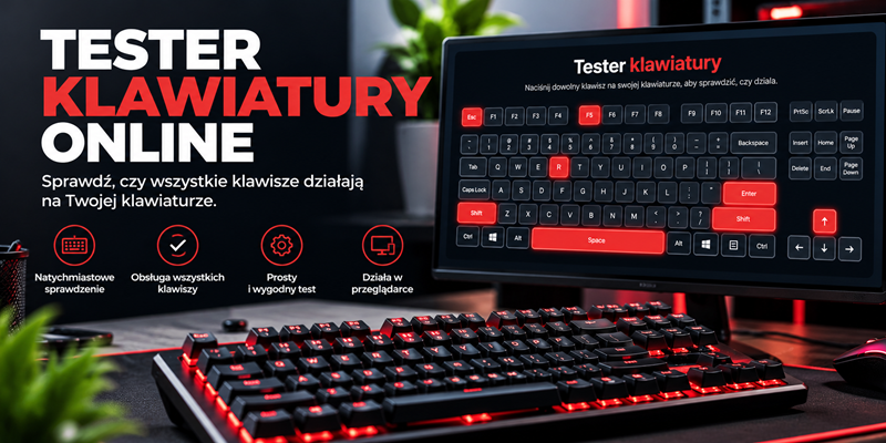 Tester klawiatury online – Sprawdź wszystkie klawisze
